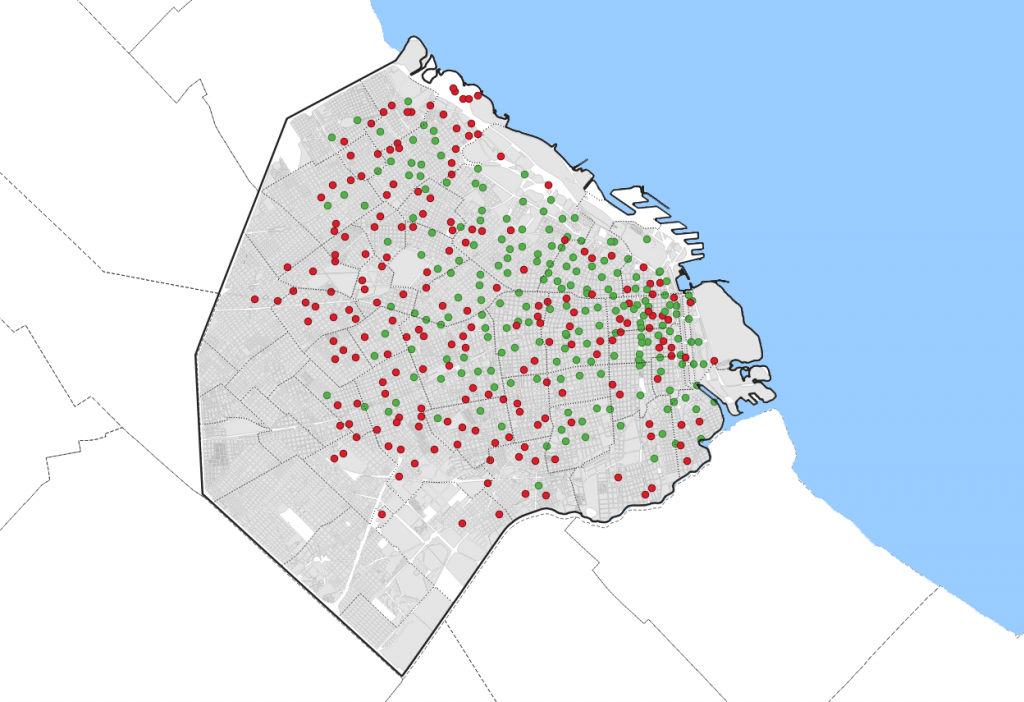 mapa estaciones retiradas ecobici