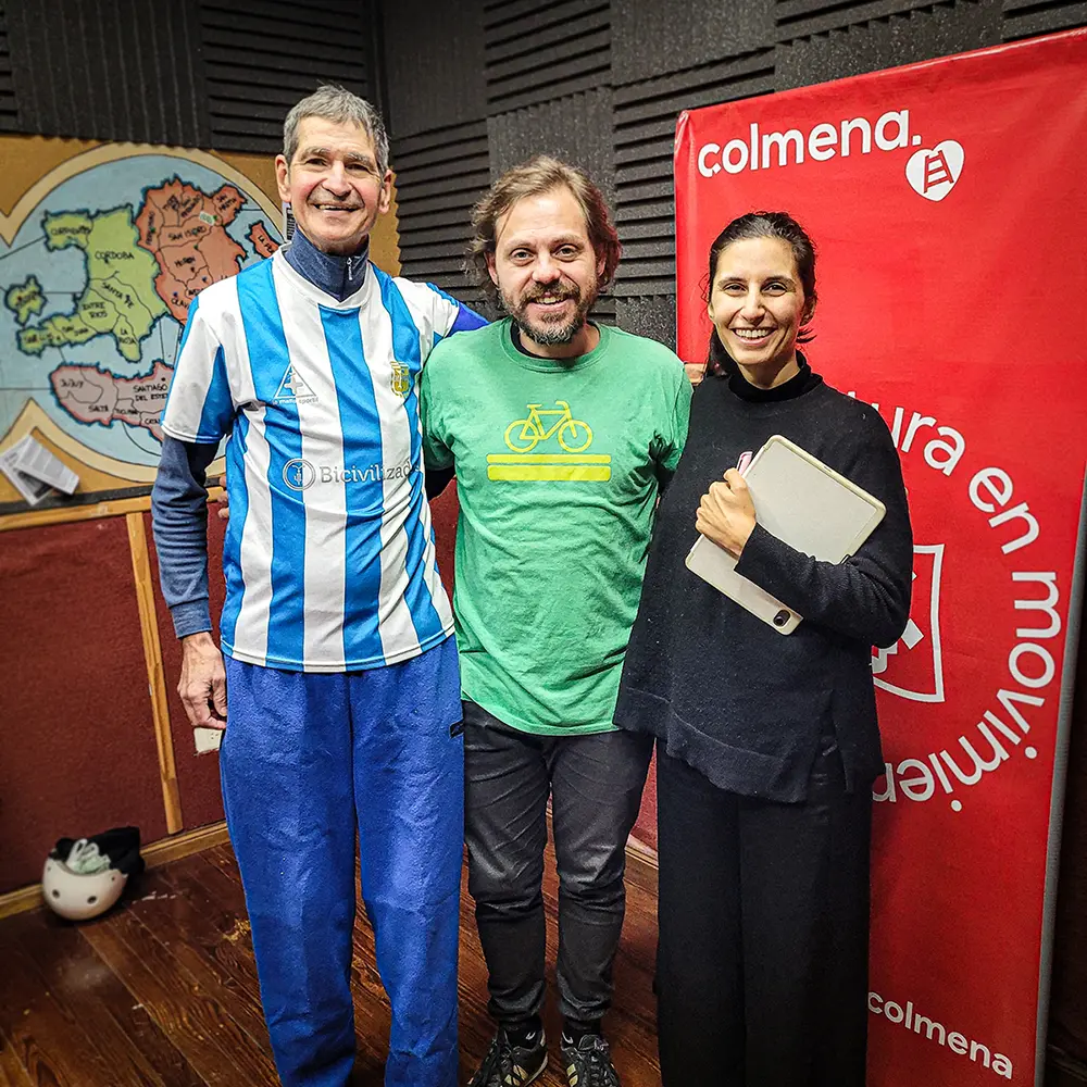 Adrián Sánchez, Leo Spinetto y Gracia Bergesi.