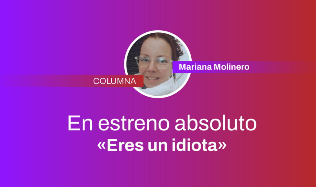 Eres un idiota, Mariana Molinero como Tránsito del carril. En BIcivilizados Radio 379