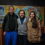 adrian, leo spinetto y gracia bergesi