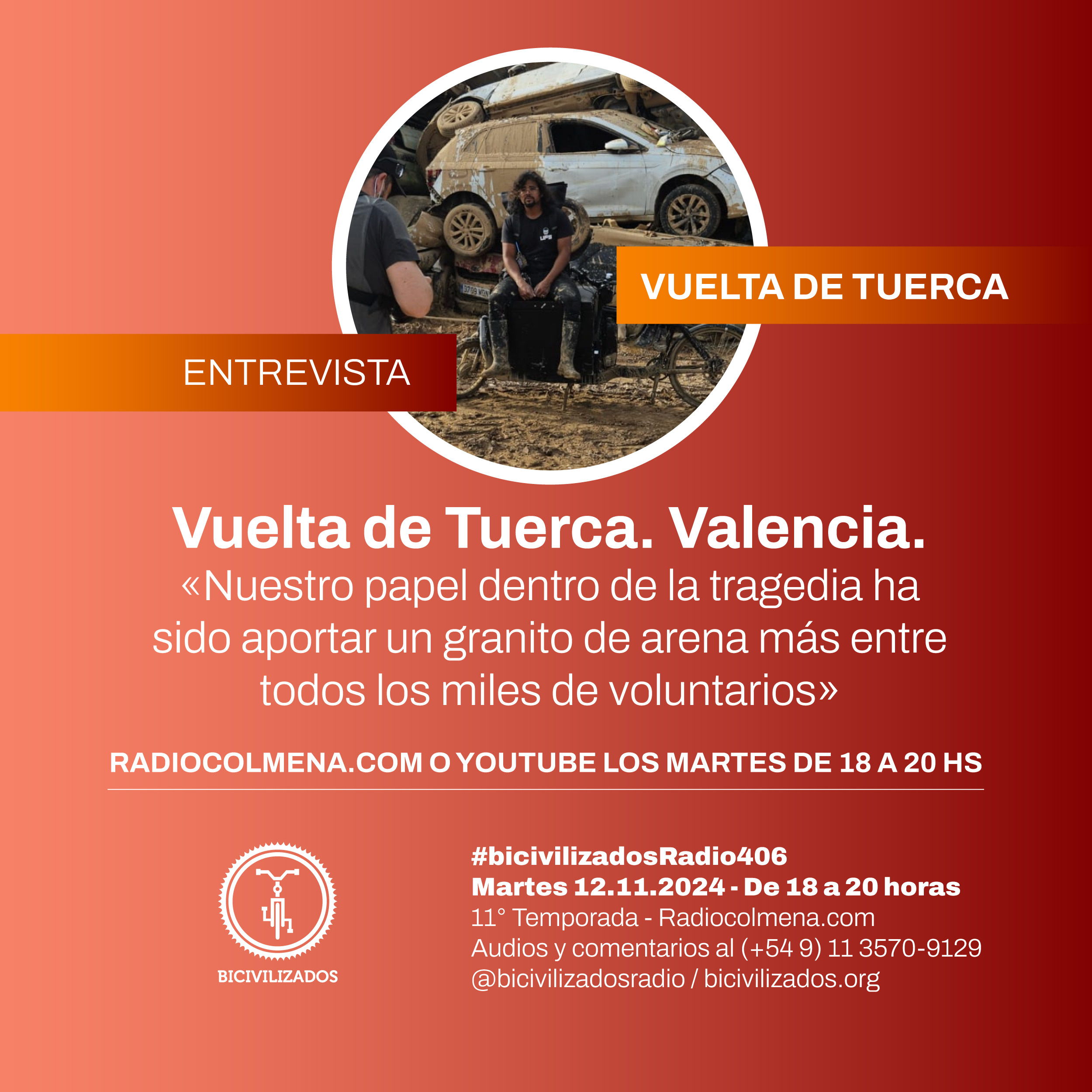 Vuelta de tuerca en Bicivilizados Radio