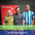 Vivian Scheinsohn, Leo Spinetto y Adrián Sánchez en bicivilizados Radio 409