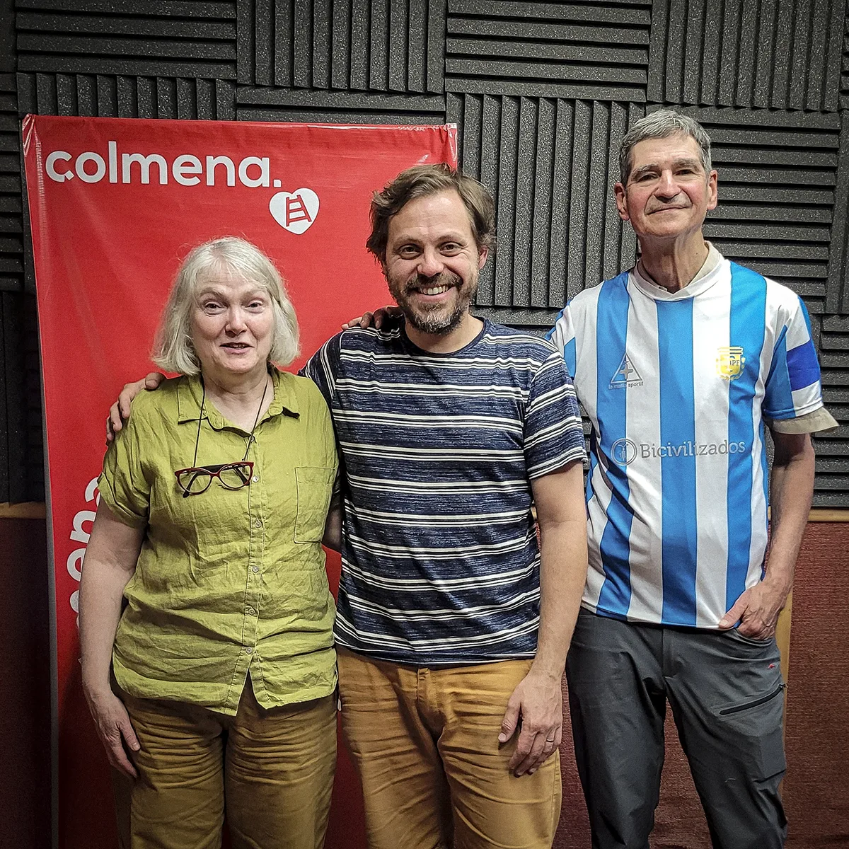 Vivian Scheinsohn, Leo Spinetto y Adrián Sánchez en bicivilizados Radio 409